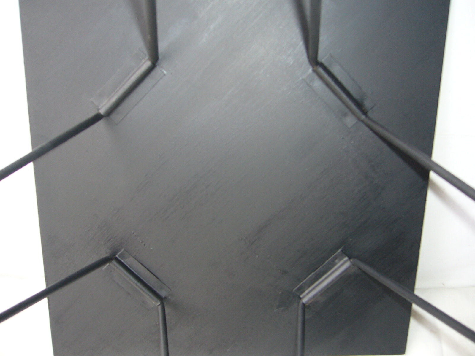 Black metal vintage side table