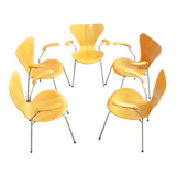 Arne Jacobsen chairs for Fritz Hansen