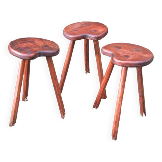 Low shepherd stool set of 3