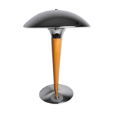 Liner lamp 1980 wood and chrome