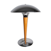 Liner lamp 1980 wood and chrome