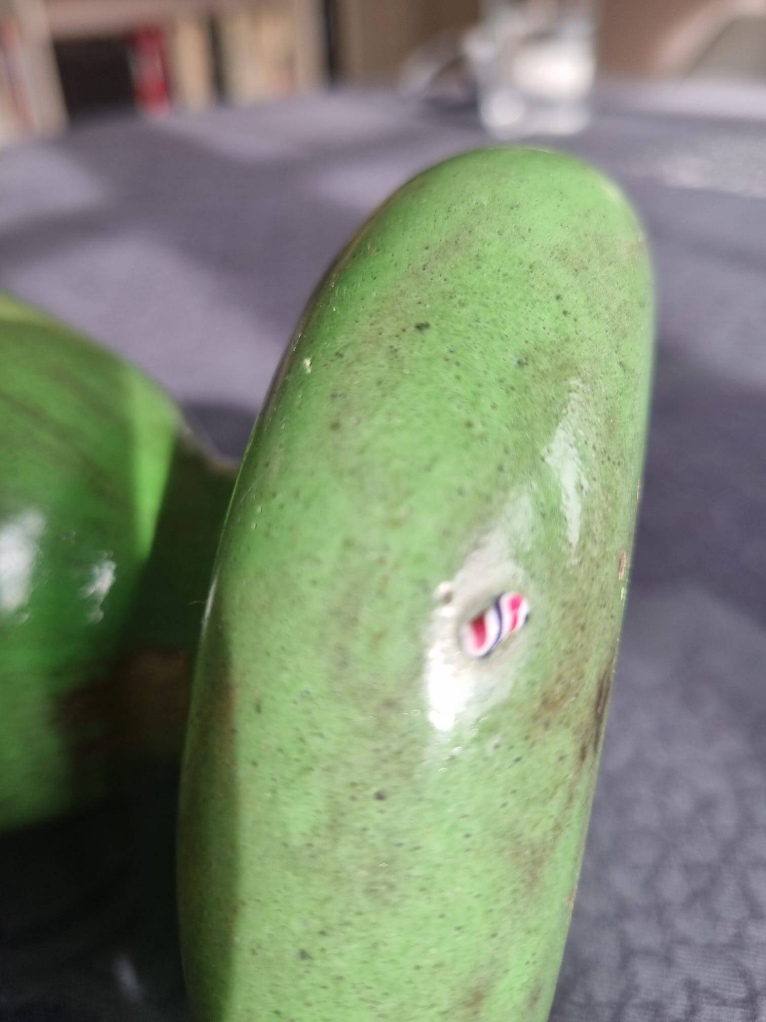 Charles Schneider - Vase "Sorrel Leaves" - signed with berlingot - 1920