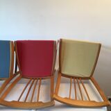 4 vintage chairs 60s