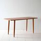 Table basse vintage scandinave en teck