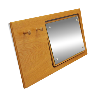 Hanger with mirror, Danish design, 1980s, production: Denmark