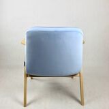 Light blue bunny armchair by józef chierowski