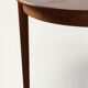 Table ronde de repas extensible danoise en teck – Années 1960