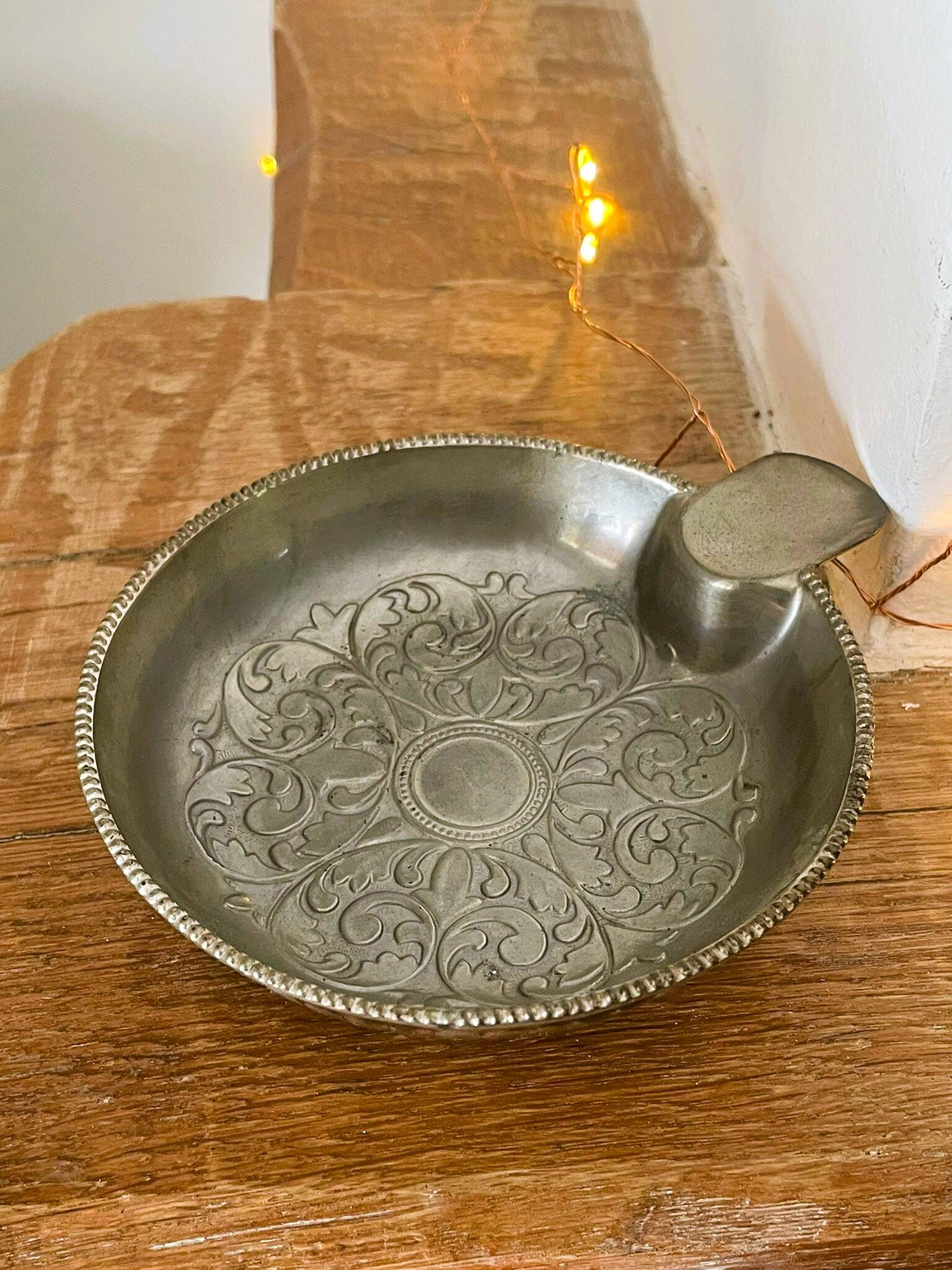 Pewter tray / ashtray