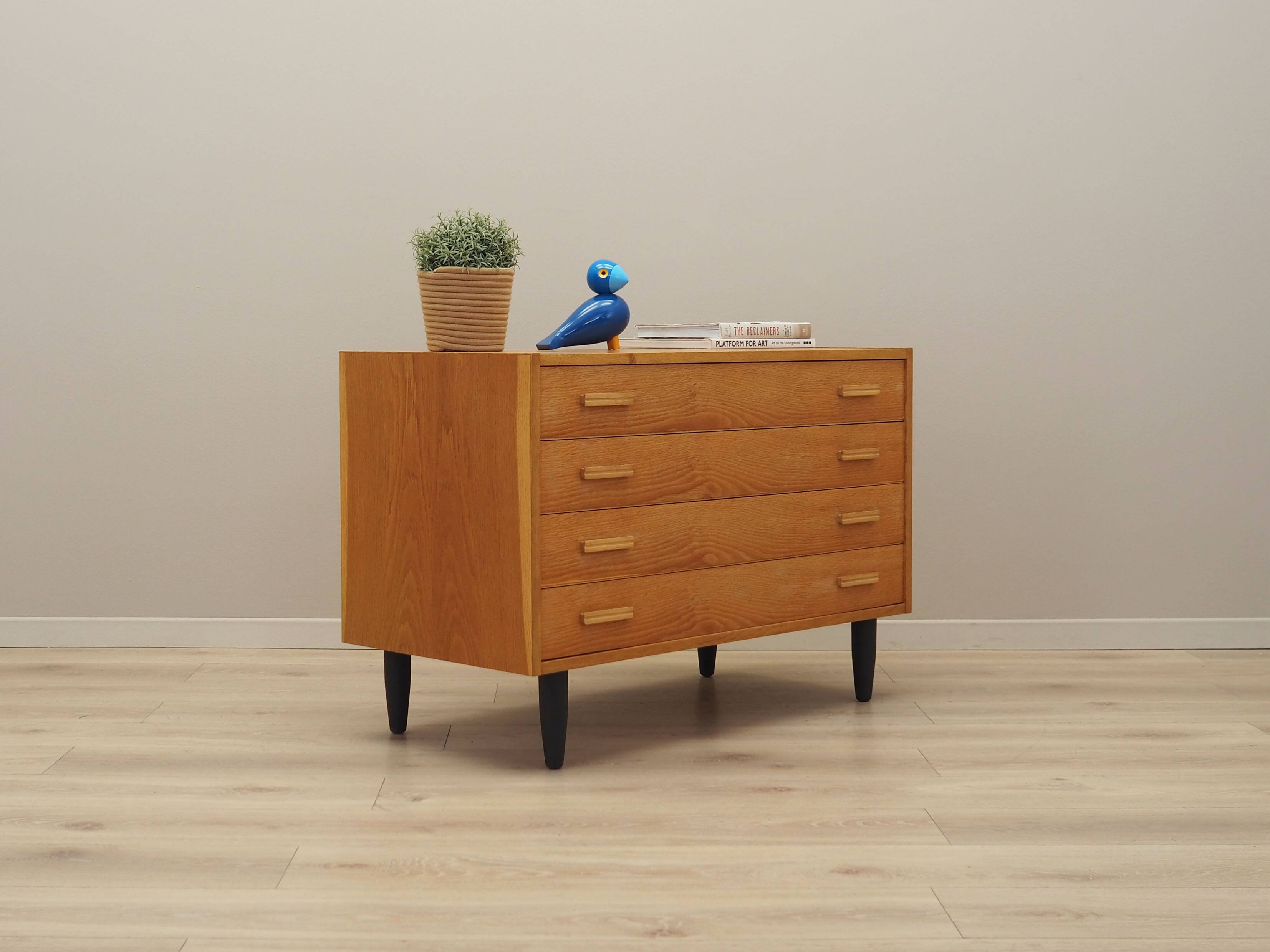 Ash chest of drawers, Danish design, 1970s, production: Denmark