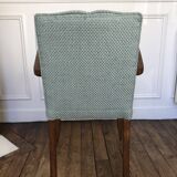 Restored Bridge Armchair - Mustache Back