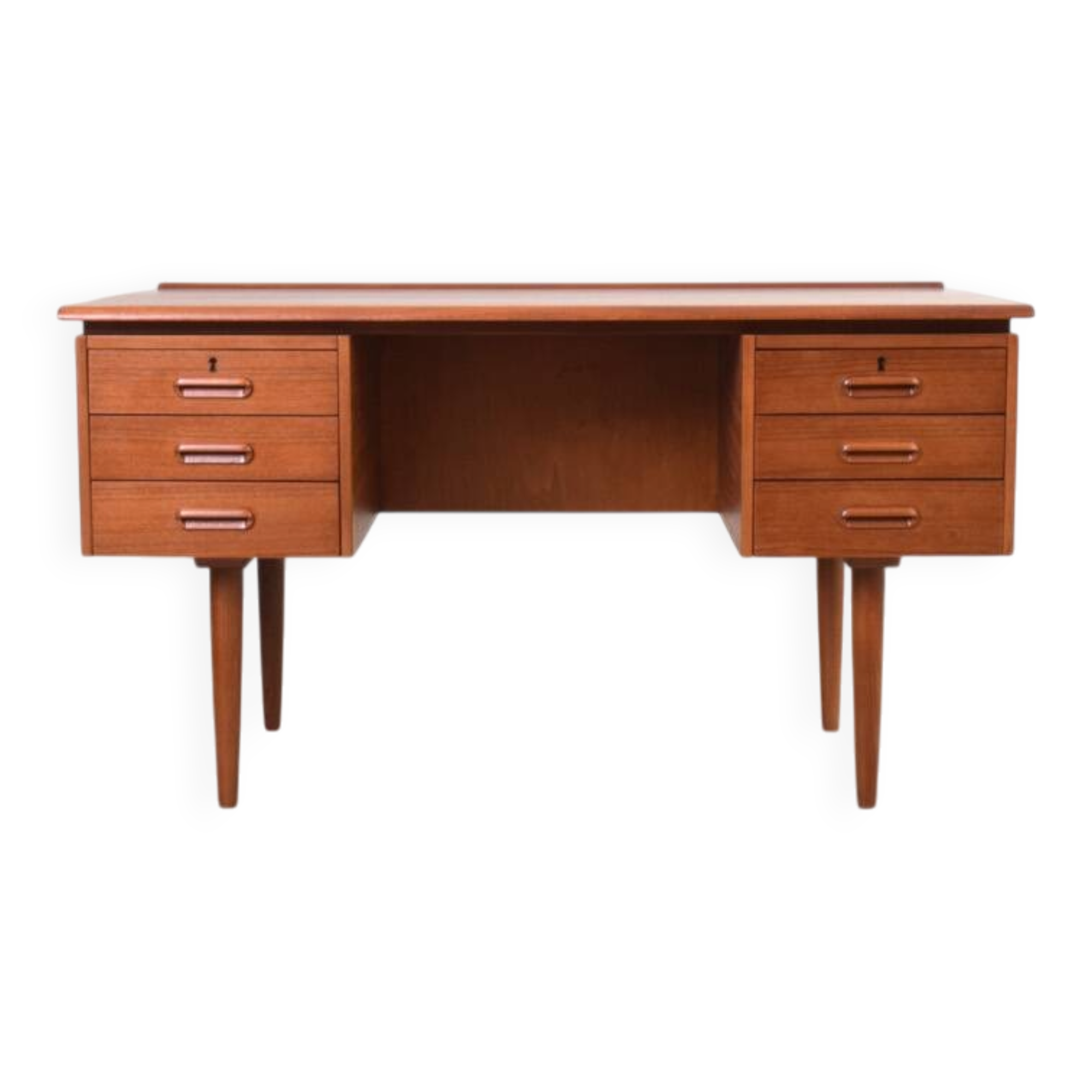 Mid-Century Danish Teak Executive Desk, 1960s.