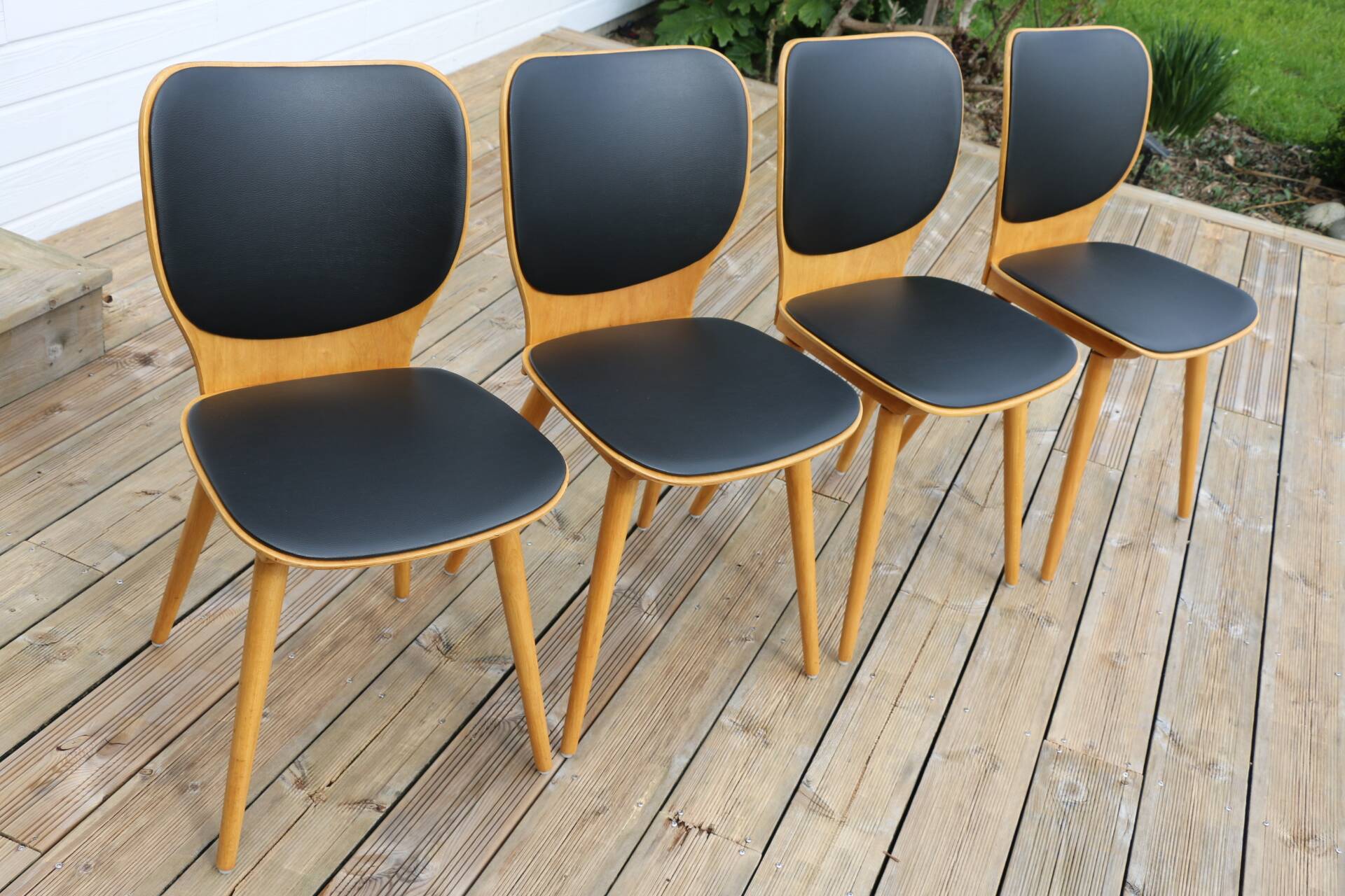 4 BAUMANN chairs 800G Max Bill 1955