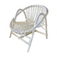 Fauteuil d'enfant en rotin vintage