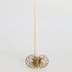 Vintage Brass Spiral Candle Holder Minimalist Midcentury Design
