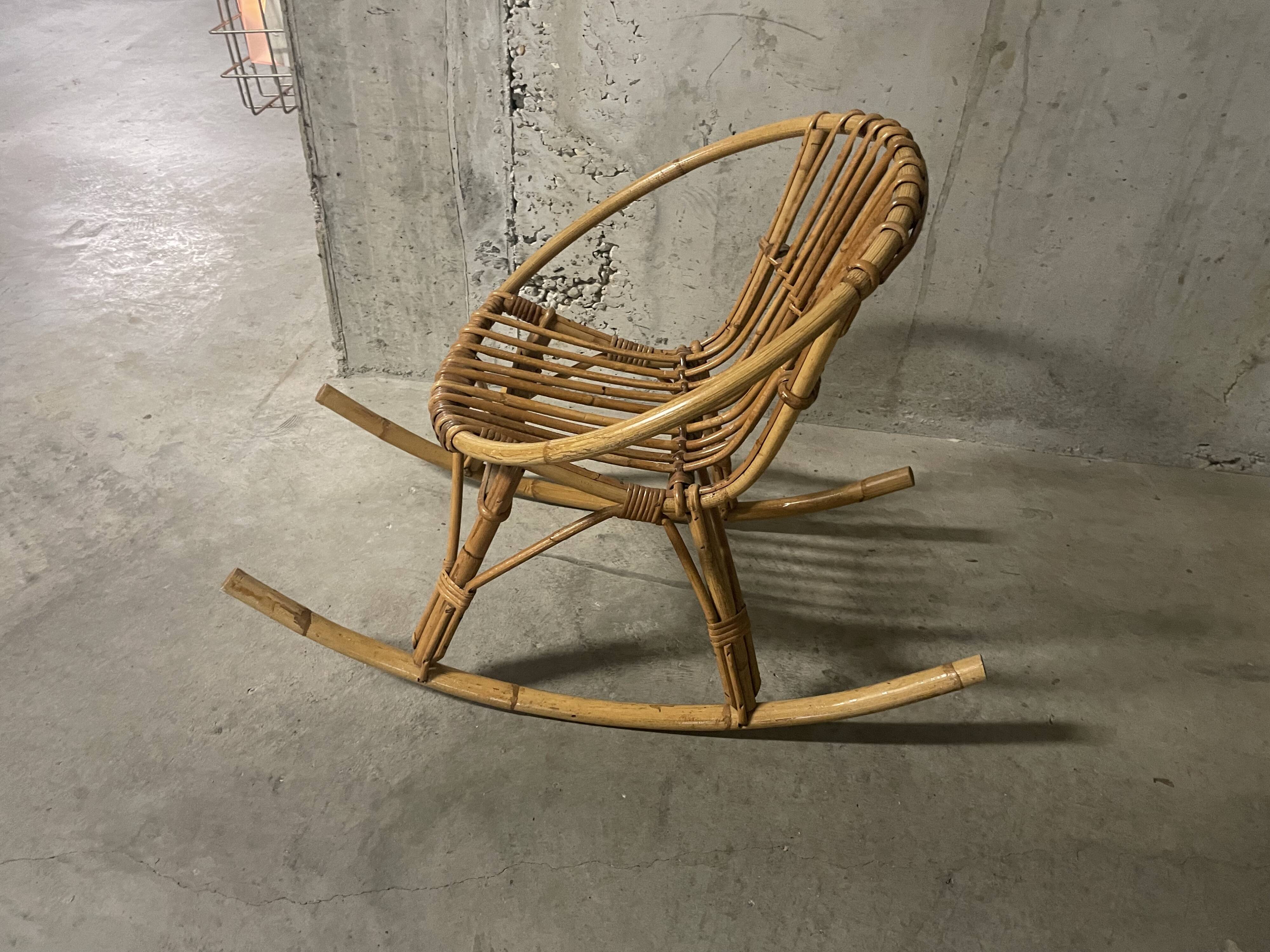 Rocking-chair enfant, années 60