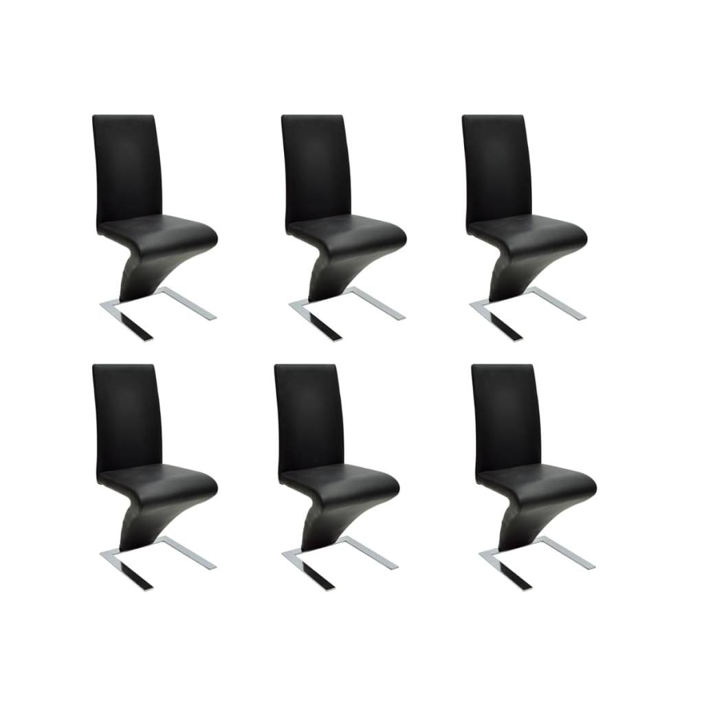 Un lot de 6 chaises design
