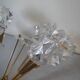 Old "sputnik" chandelier 15 lights plastic/resin diamond tip 60's design lighting