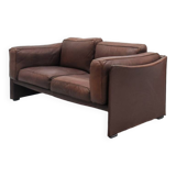 Cassina 405 Duc Two-seater Sofa by Mario Bellini 1970s