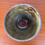 Mid-century modern Danish studio pottery bowl by Sussie Herold, 1960s.
