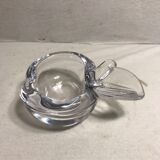 Cendrier cristal vannes France forme pomme vintage
