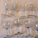 15 mismatched old glasses