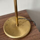 Holtkötter telescopic desk lamp in brass, Germany 1980