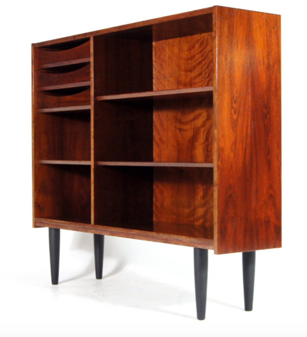 Bibliothèque en palissandre livre unité murale armoire