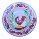 Hollow plate Terre de Fer model with rooster Choisy le Roi