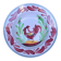 Hollow plate Terre de Fer model with rooster Choisy le Roi