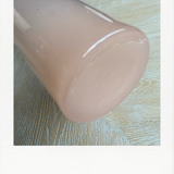 Vase tube rose et or
