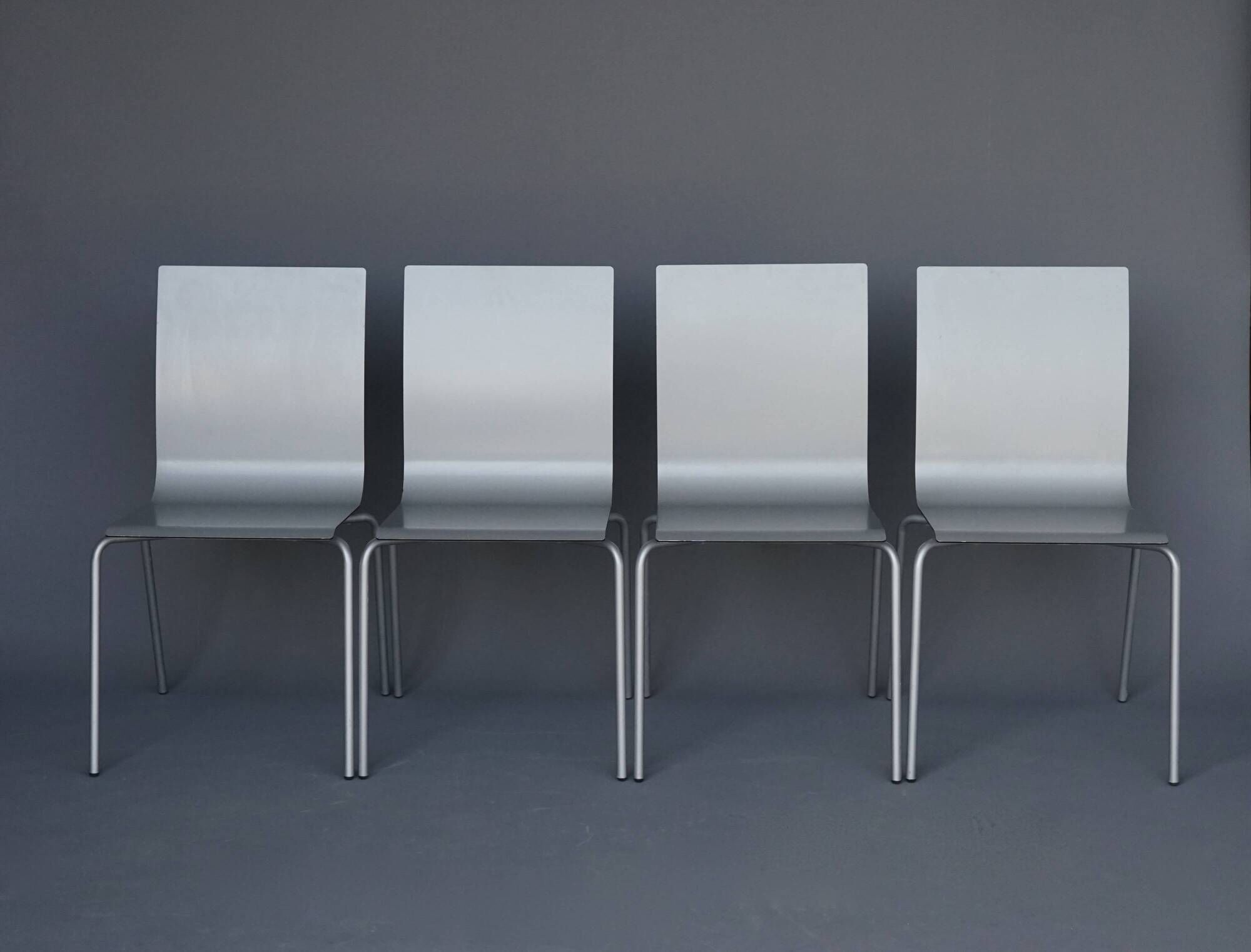 Chaises de salle à manger minimalistes Slim Shell par Arik Levy pour Ligne Roset, années 2000