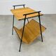 Side table rattan metal 50s, door review