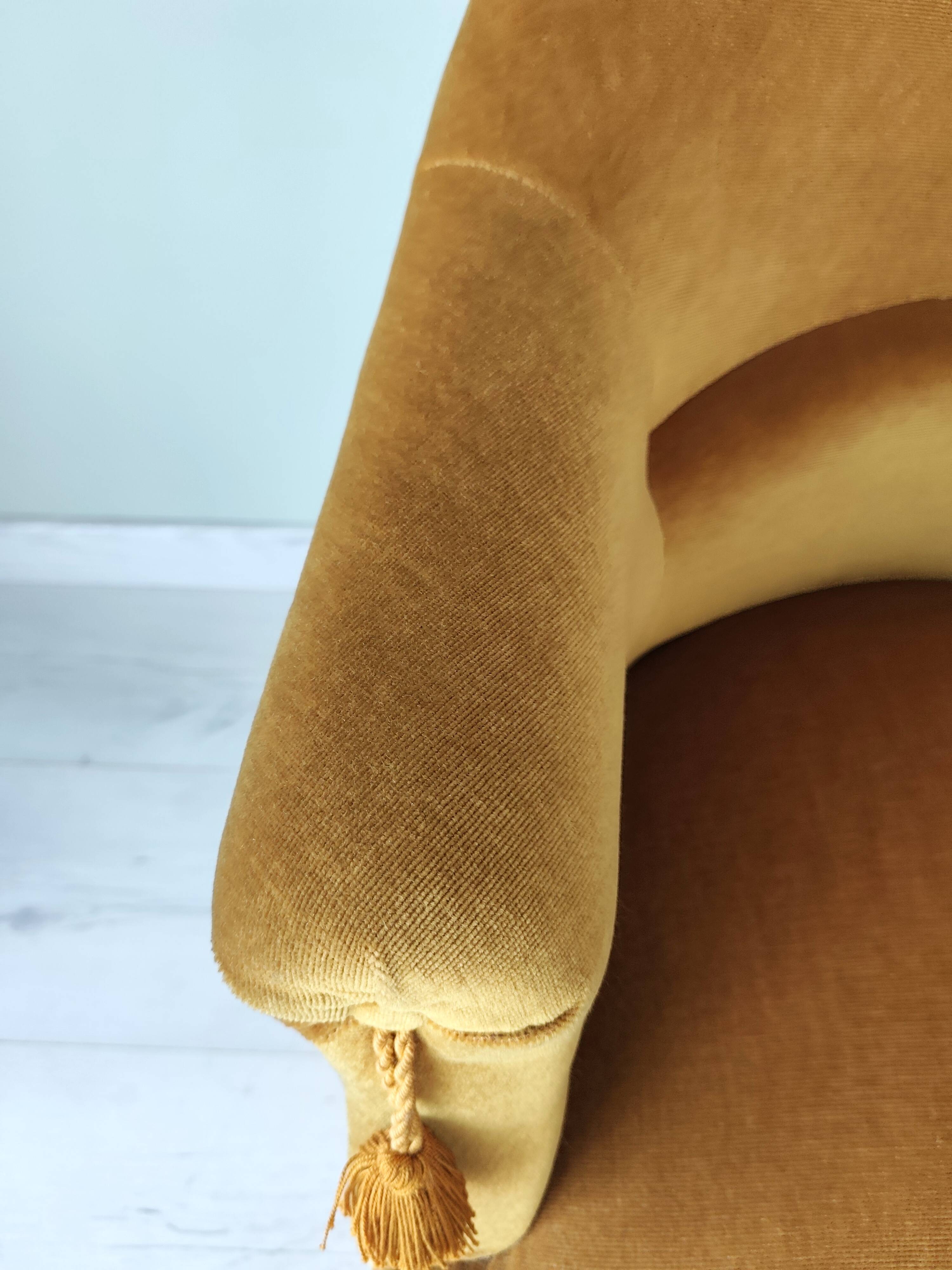 Vintage ochre armchair