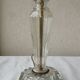 Pied de lampe en verre