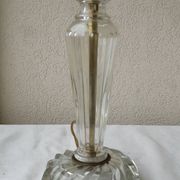 Pied de lampe en verre