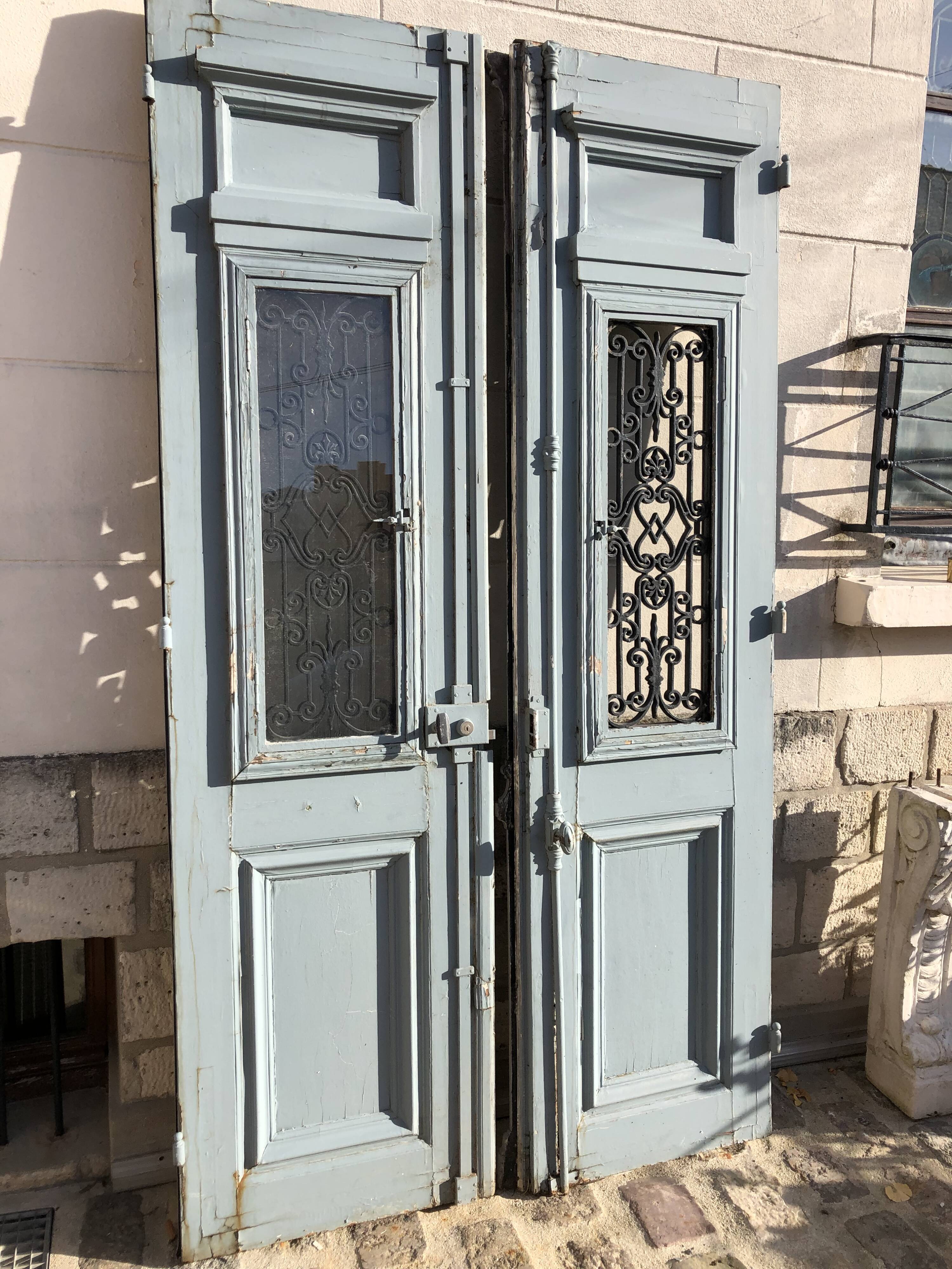 Entrance door double