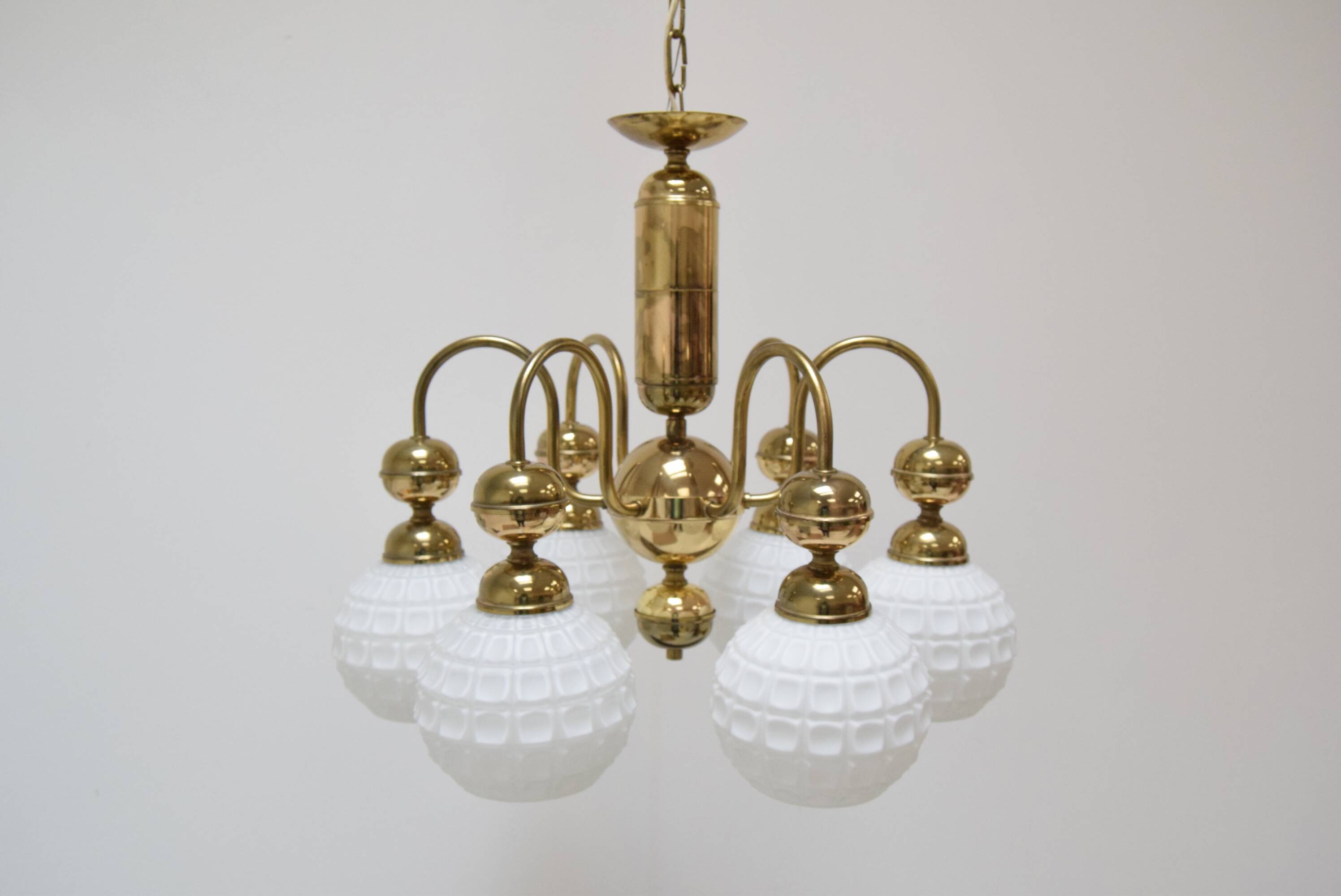 Mid-century Chandelier by Kamenicky Senov, Czechoslovakia, 1970's.