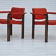 1980s, Danish design by Magnus Olesen, pair of armchairs