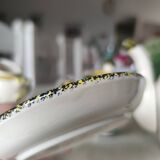 Henriot Quimper coffee service 8 cups/saucers, coffee pot, sugar bowl, jug.