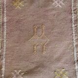 Cactus Silk Cushion Cover 60 x 40 cm eggplant color