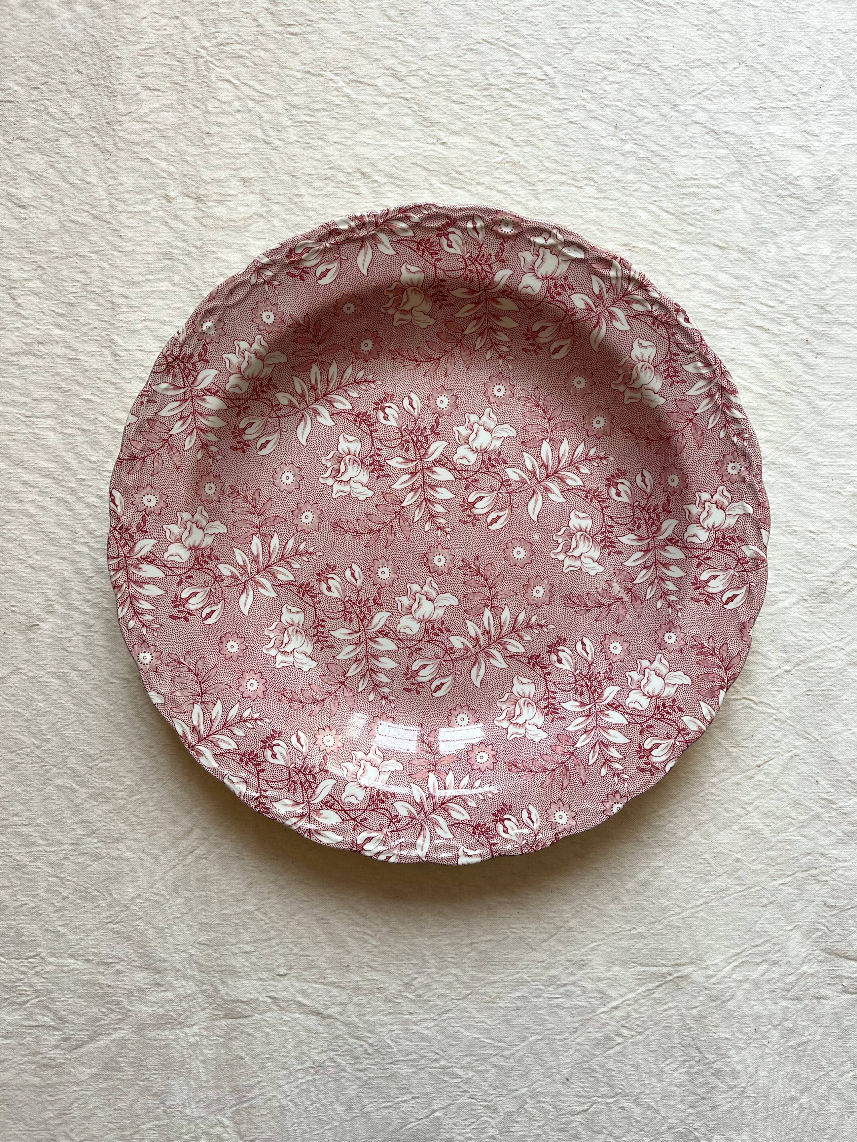 Hollow dish in English earthenware Royal Tudor Velvet