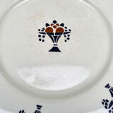 6 assiettes Lunéville Motif Coupe à fruits