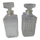 2 Selency x Monoprix croisé Laroche whisky decanters