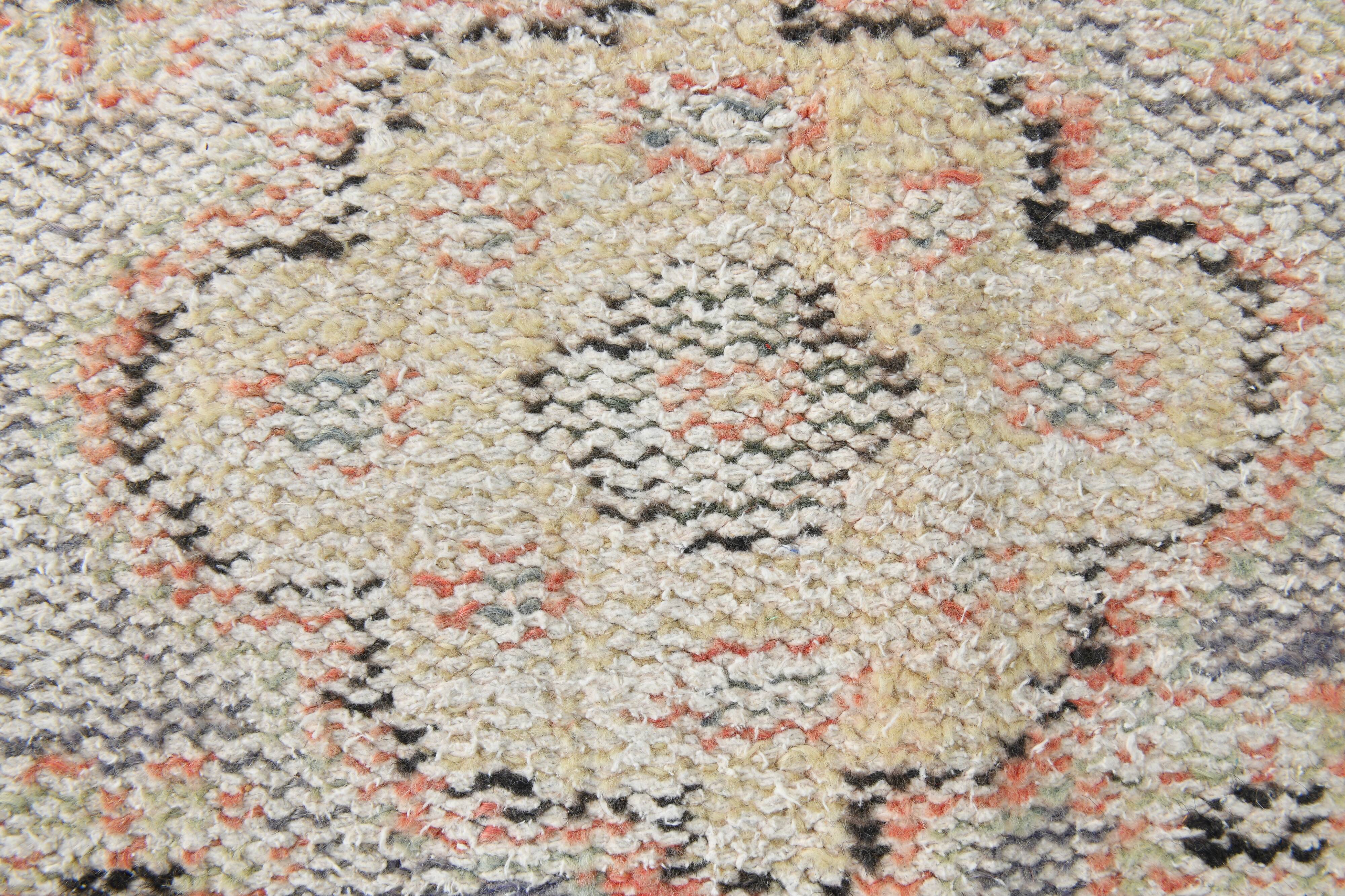 5x9 Pale Red & Green Turkish Vintage Rug, 165x267Cm