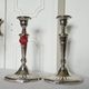 Elegant pair of candlesticks from the prestigious Spanish house Pedro Du.