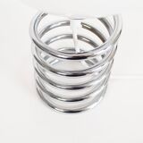 Original medium size 1970’s Chrome ‘Spiral’ table lamp