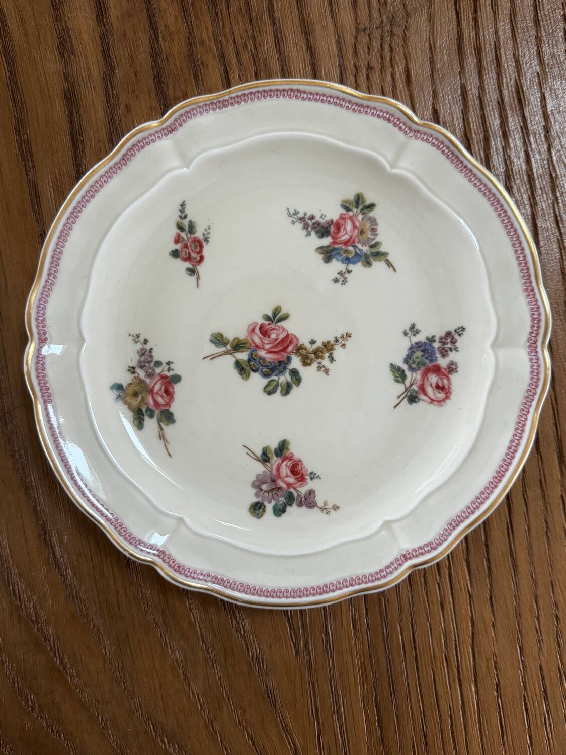 Bernardaud porcelain dessert plates