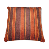 Coussin en velours orange