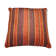 Large orange velvet cushion
