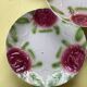 Set of 8 barbotine plates, the Onnaing roses – early 20th century